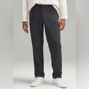 Lululemon ABC Relaxed-Fit 5 Pocket Pant 33x27 Warpstreme Obsidian M5AXSS